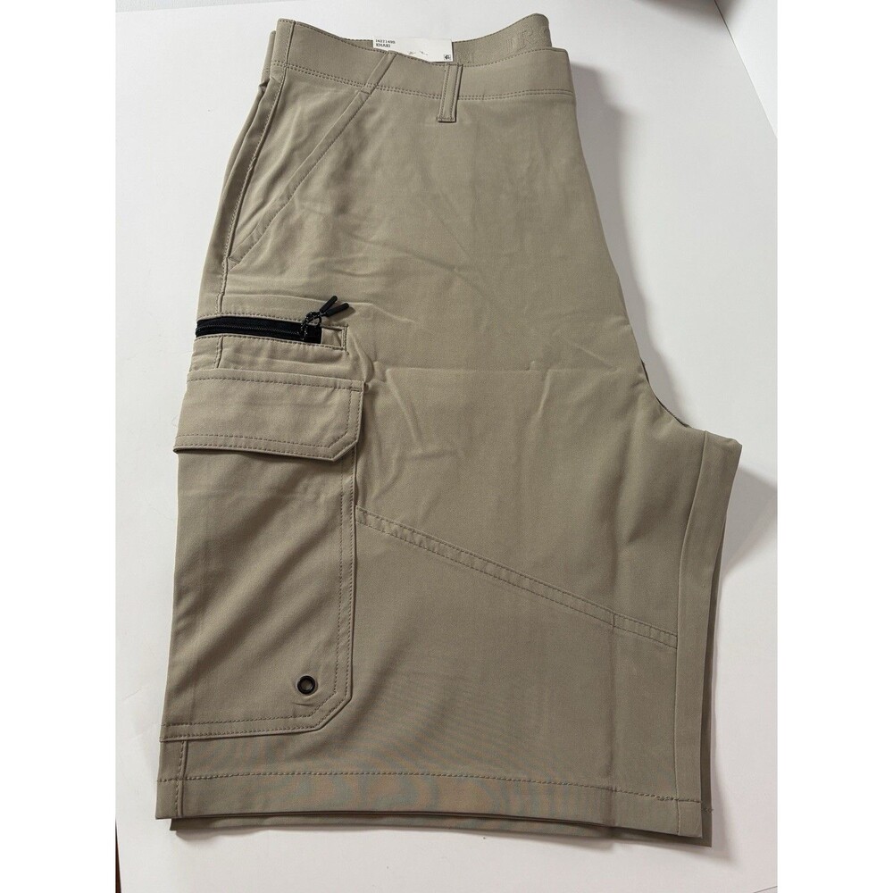 IRON CO. Men’s Stretch Hybrid Cargo Shorts Black Size 36